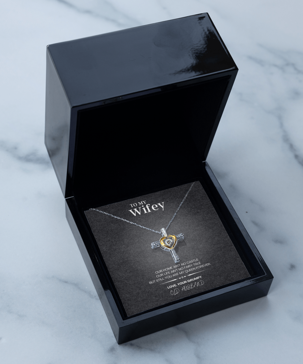 Necklace for Wifey Gift with Custom Message Card - We Love Your Gift