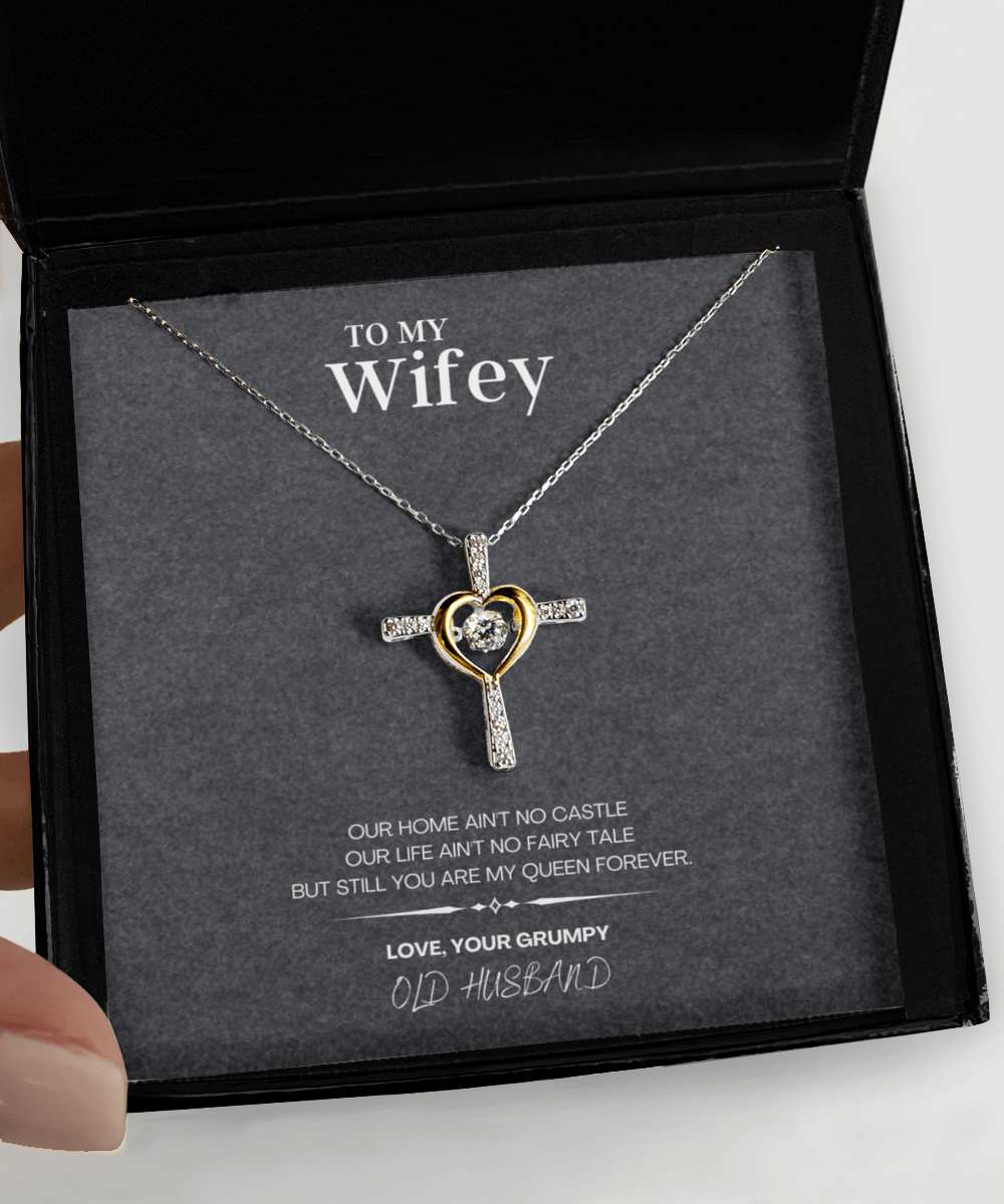 Necklace for Wifey Gift with Custom Message Card - We Love Your Gift