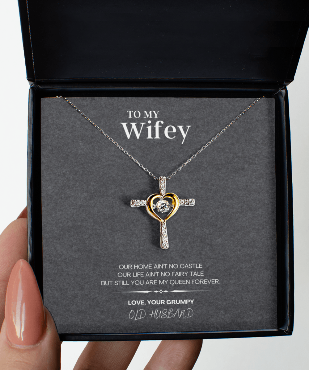 Necklace for Wifey Gift with Custom Message Card - We Love Your Gift