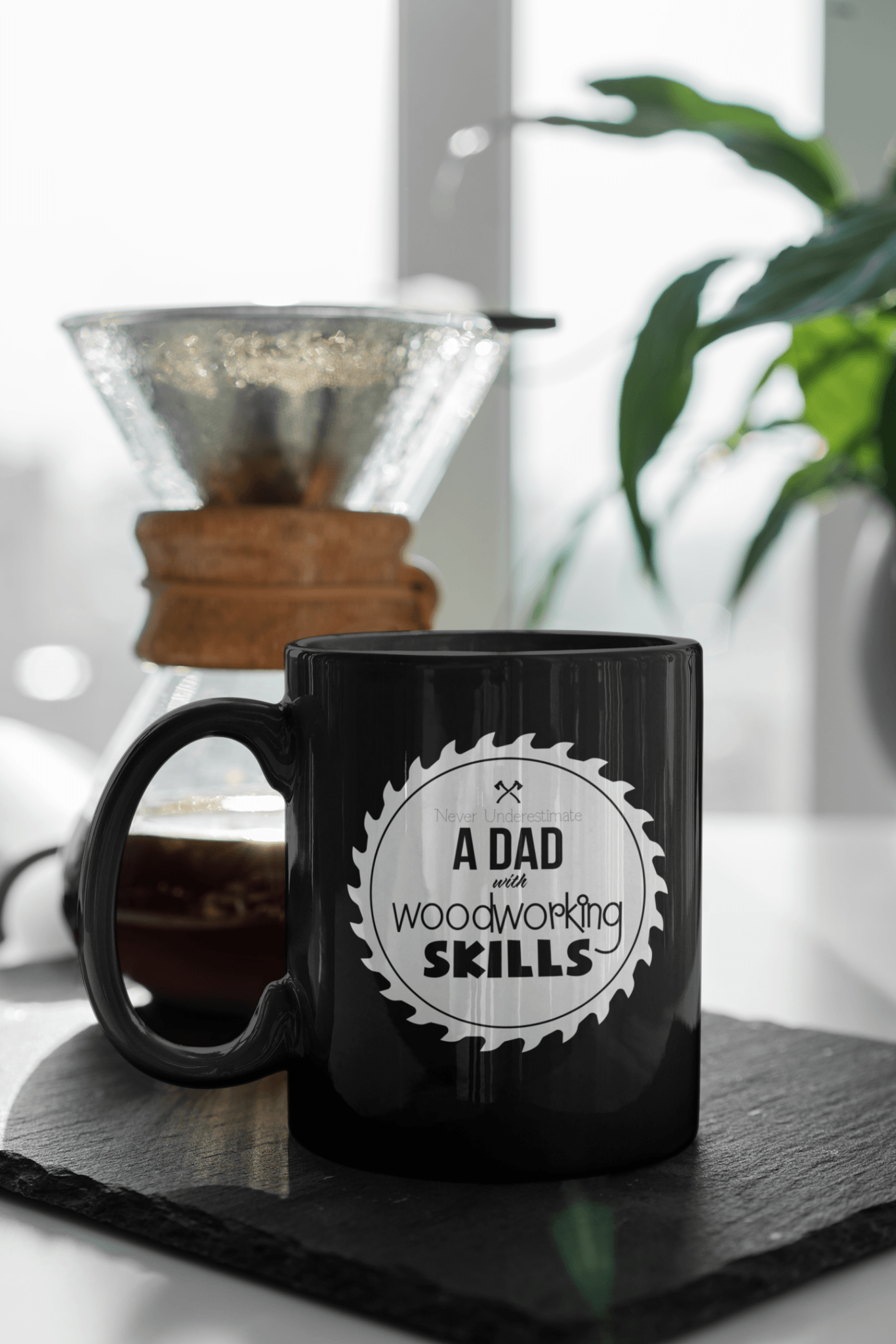 Never Underestimate A Dad With Woodworking Skills Mug - We Love Your Gift