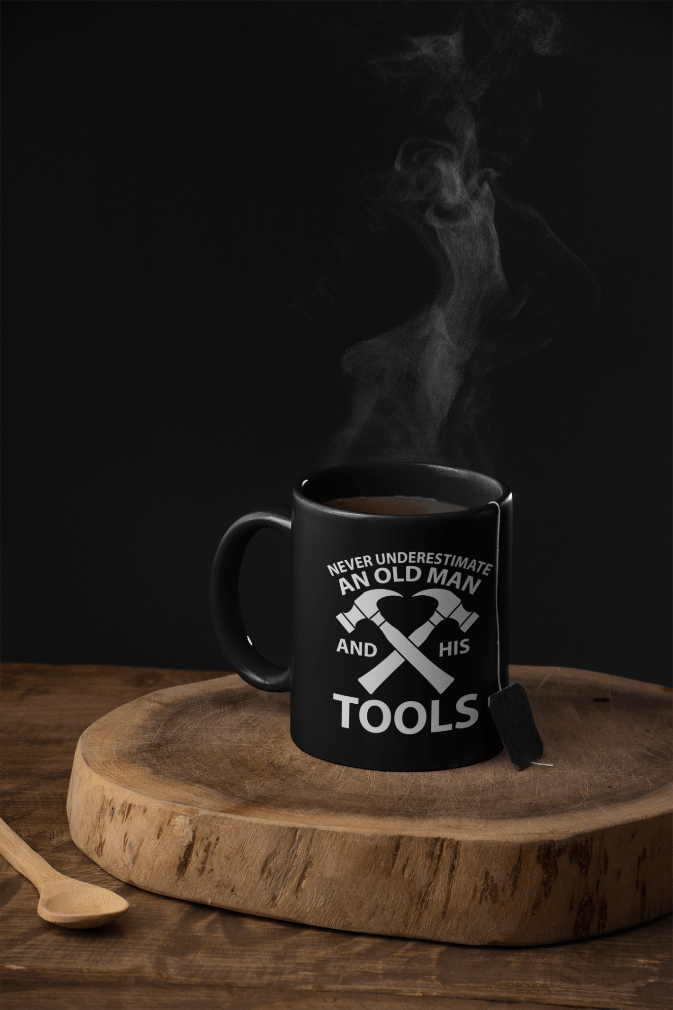 Never Underestimate an Old Man and His Tools Mug - We Love Your Gift