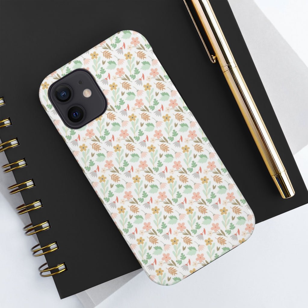 Nice Floral Tough Phone Case - Super-Cute & Impact Resistant for iPhones & Samsung - We Love Your Gift