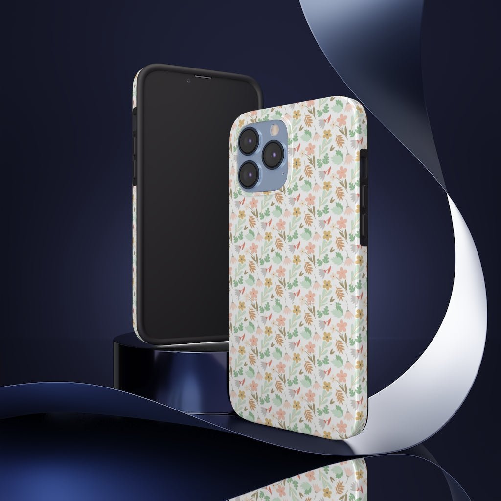 Nice Floral Tough Phone Case - Super-Cute & Impact Resistant for iPhones & Samsung - We Love Your Gift