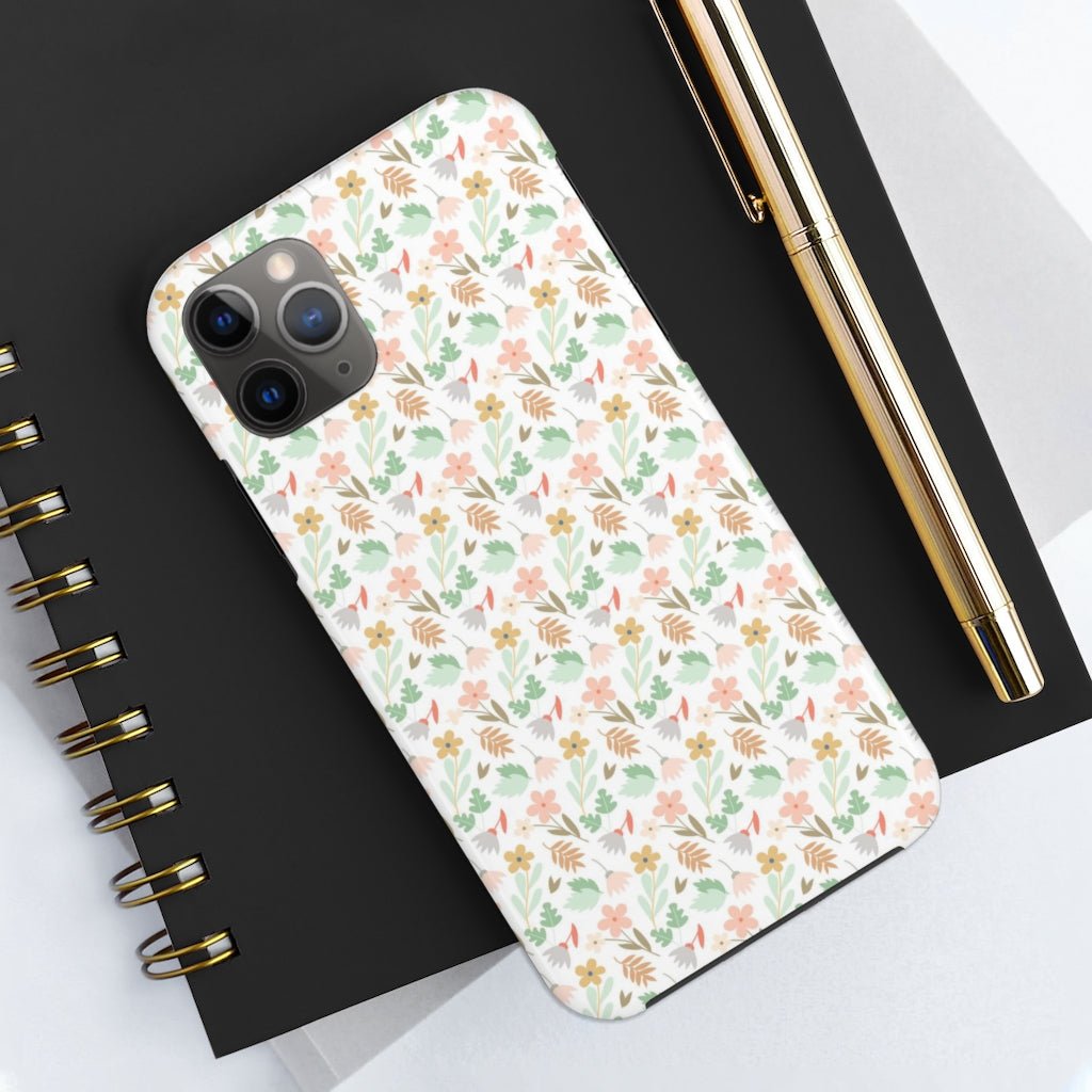 Nice Floral Tough Phone Case - Super-Cute & Impact Resistant for iPhones & Samsung - We Love Your Gift