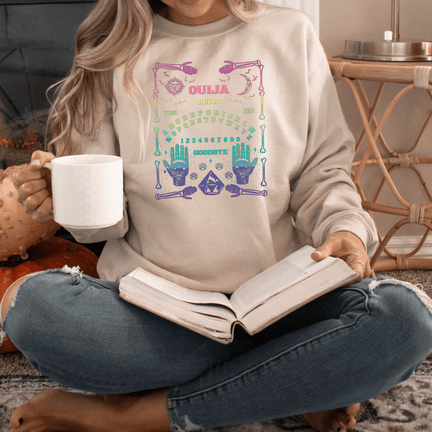 Ouija Board Sweatshirt Print for Fall - We Love Your Gift