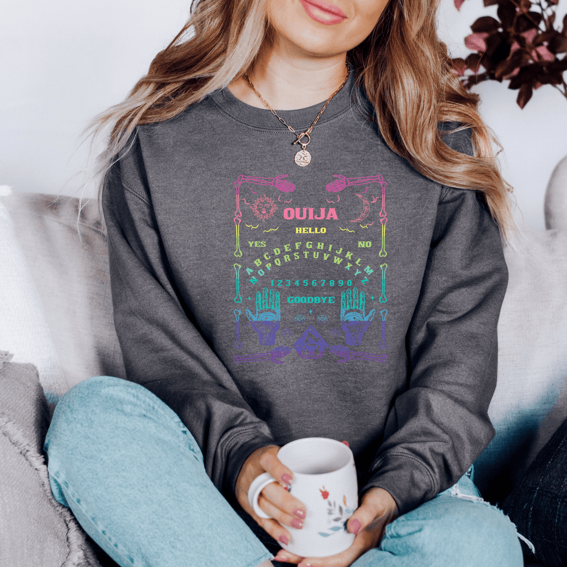 Ouija Board Sweatshirt Print for Fall - We Love Your Gift