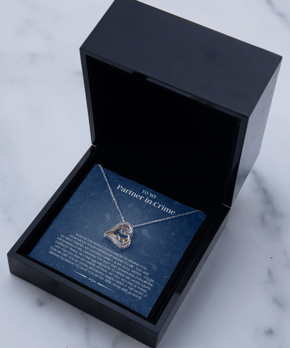 Partner In Crime Jewelry Gift Jewelry with Message Card - We Love Your Gift