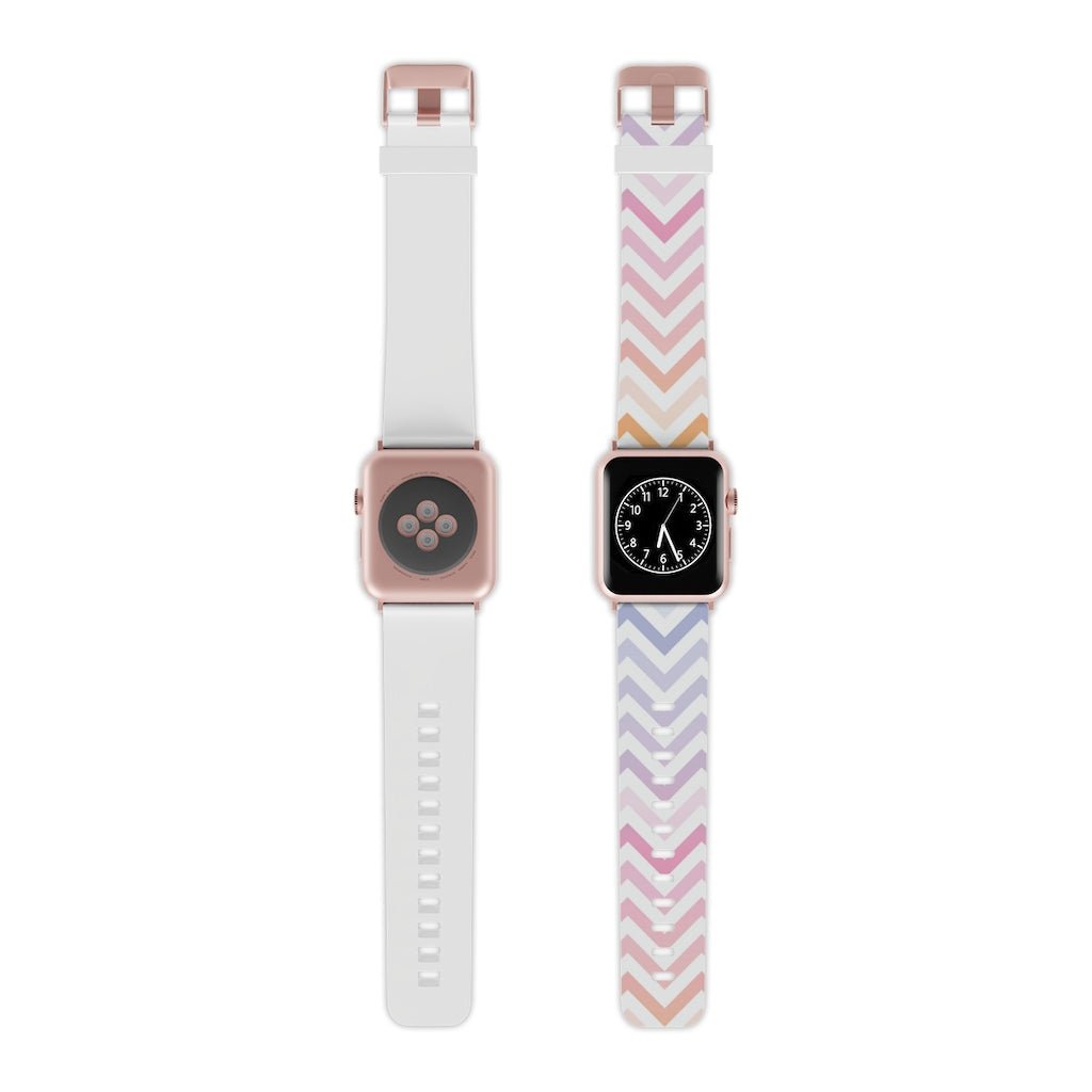 Pastel Chevron Apple Watch Band - We Love Your Gift