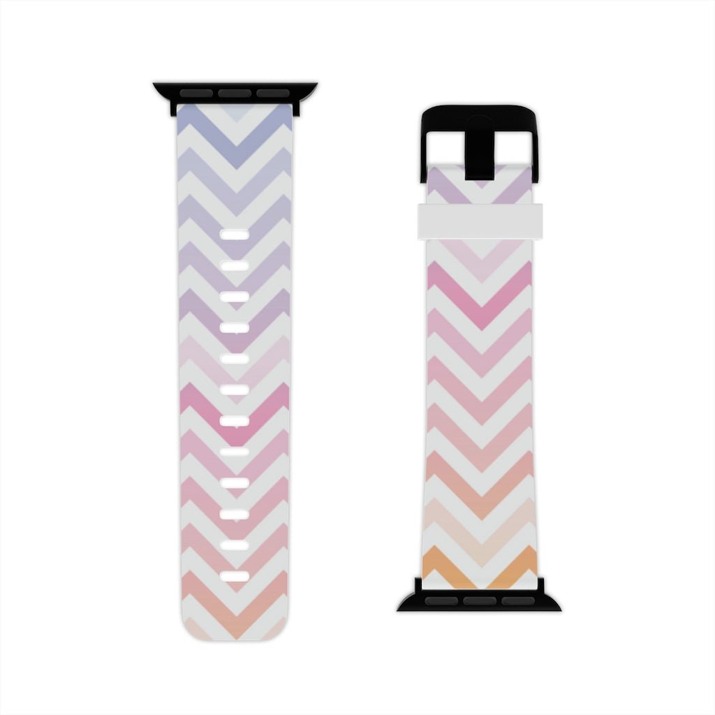 Pastel Chevron Apple Watch Band - We Love Your Gift