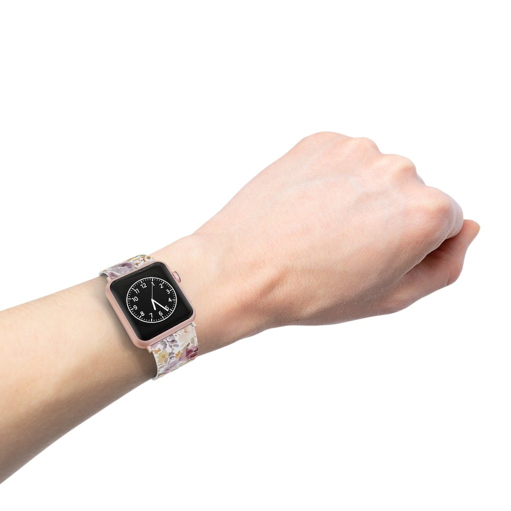 Pink Flowers Apple Watch Band - We Love Your Gift