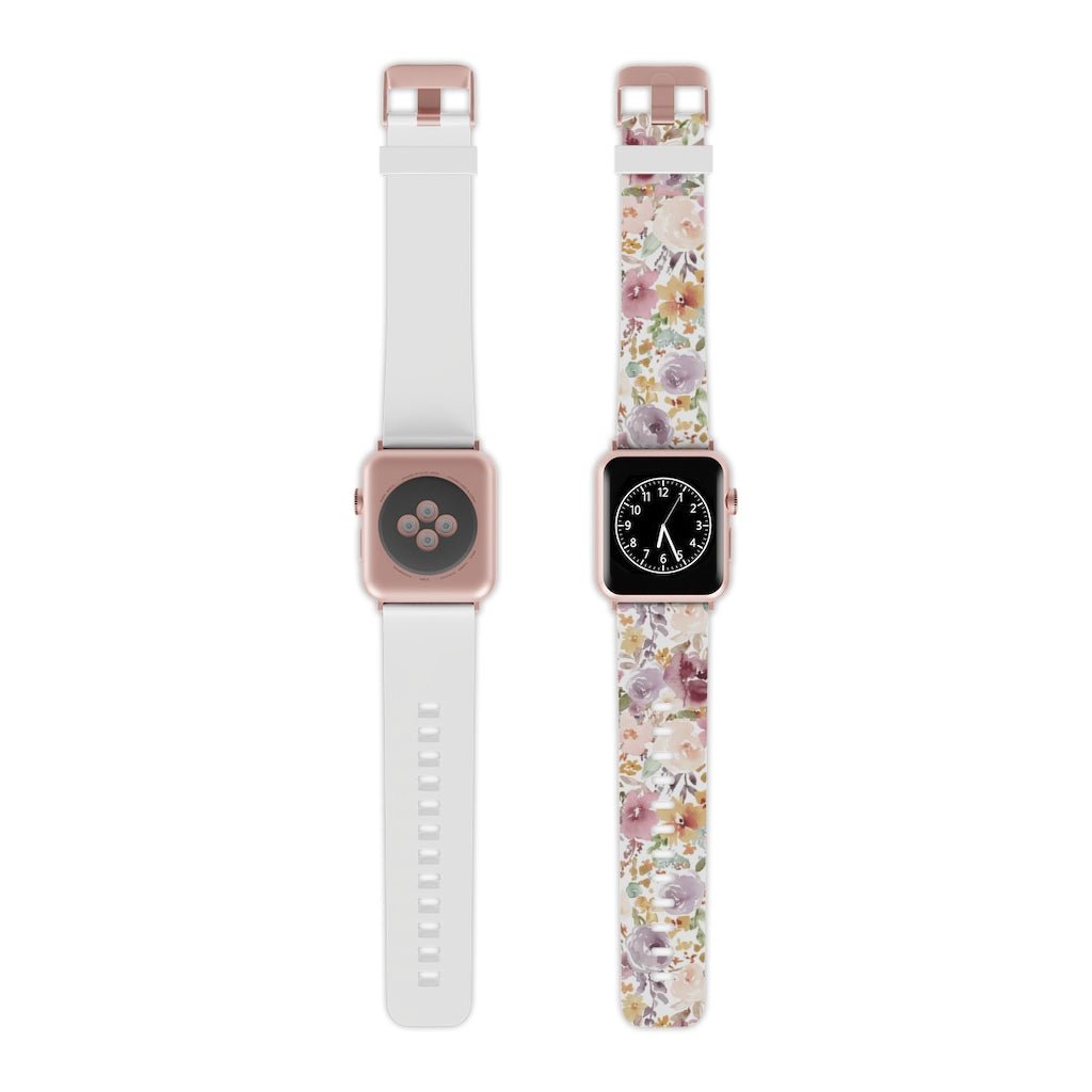 Pink Flowers Apple Watch Band - We Love Your Gift