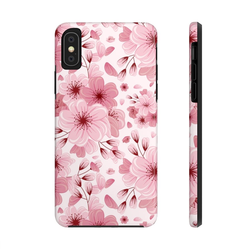 Pretty Floral Tough Phone Case - Super-Cute & Impact Resistant for iPhones & Samsung - We Love Your Gift