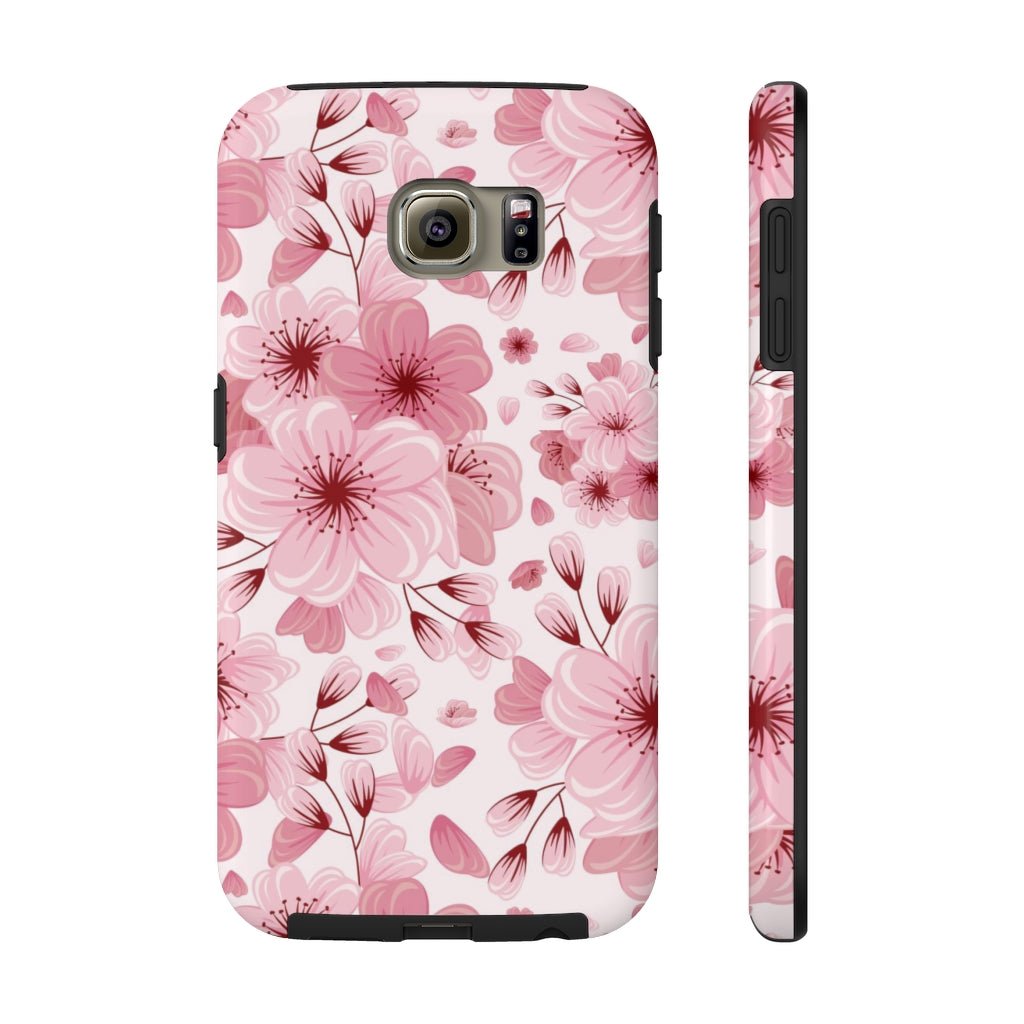 Pretty Floral Tough Phone Case - Super-Cute & Impact Resistant for iPhones & Samsung - We Love Your Gift