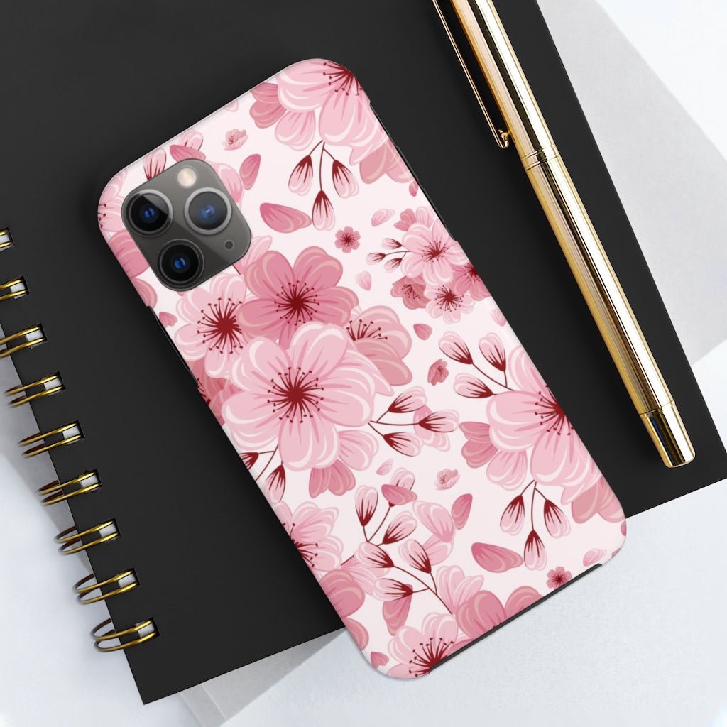 Pretty Floral Tough Phone Case - Super-Cute & Impact Resistant for iPhones & Samsung - We Love Your Gift