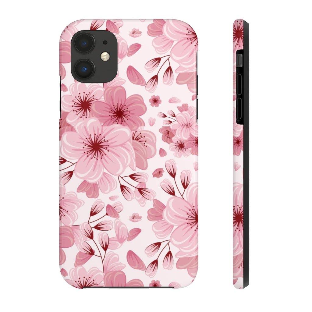 Pretty Floral Tough Phone Case - Super-Cute & Impact Resistant for iPhones & Samsung - We Love Your Gift