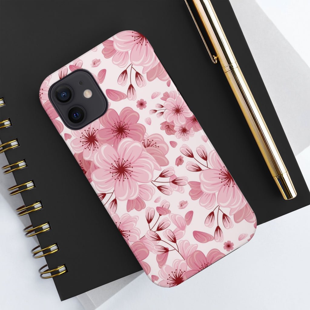 Pretty Floral Tough Phone Case - Super-Cute & Impact Resistant for iPhones & Samsung - We Love Your Gift