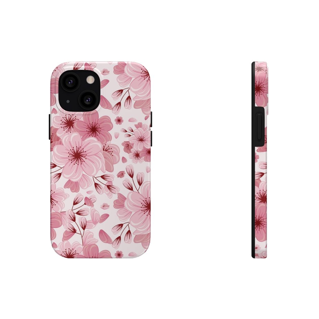 Pretty Floral Tough Phone Case - Super-Cute & Impact Resistant for iPhones & Samsung - We Love Your Gift