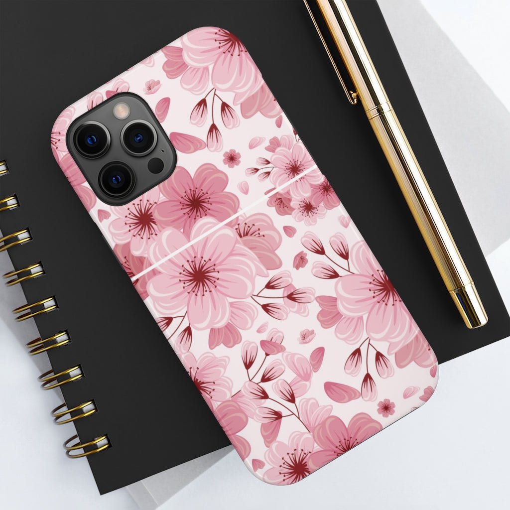 Pretty Floral Tough Phone Case - Super-Cute & Impact Resistant for iPhones & Samsung - We Love Your Gift