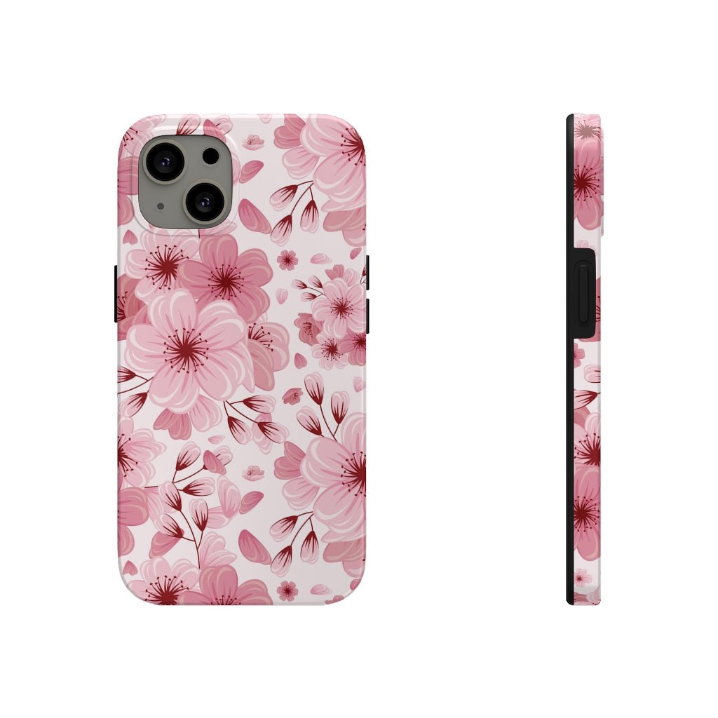 Pretty Floral Tough Phone Case - Super-Cute & Impact Resistant for iPhones & Samsung - We Love Your Gift