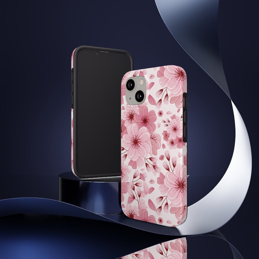 Pretty Floral Tough Phone Case - Super-Cute & Impact Resistant for iPhones & Samsung - We Love Your Gift