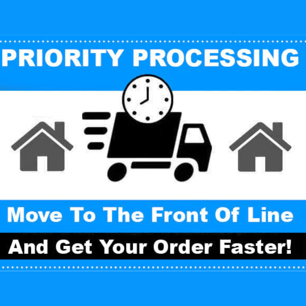 Priority Processing - We Love Your Gift