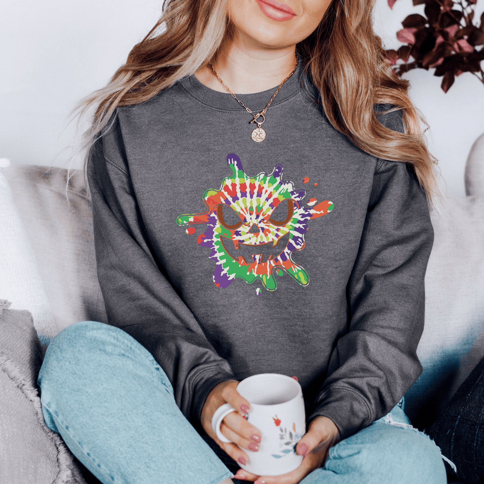 Pumpkin Tie Dye Sweatshirt for Fall - We Love Your Gift