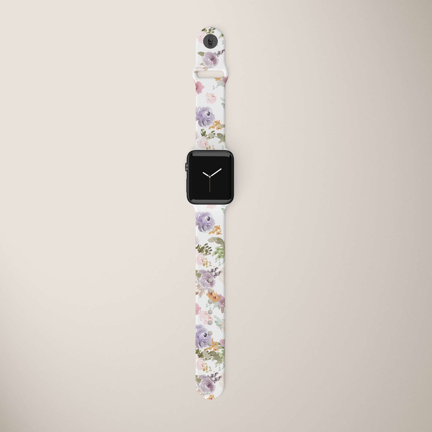 Purple Flowers Apple Watch Band - We Love Your Gift