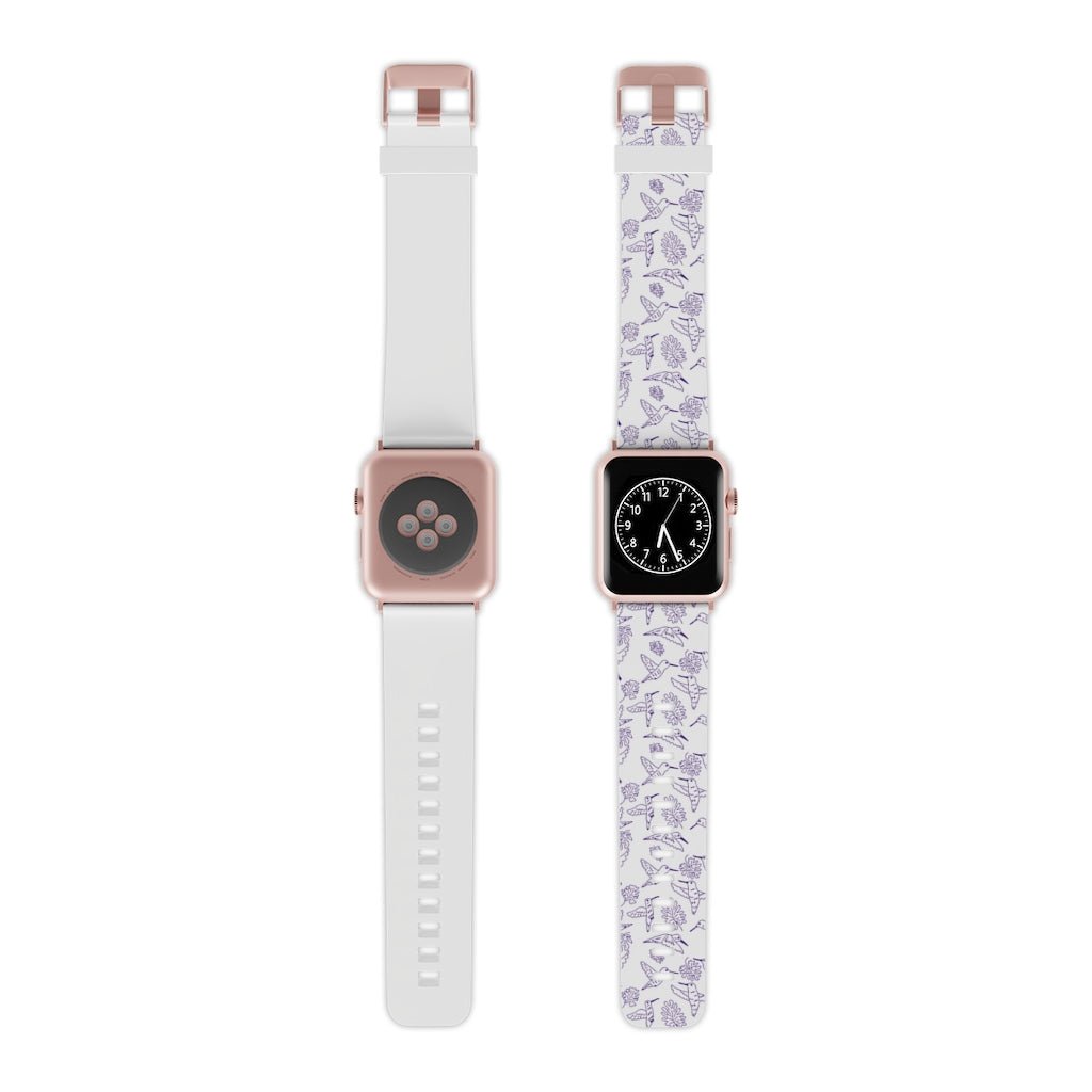 Purple Hummingbirds Apple Watch Band - We Love Your Gift