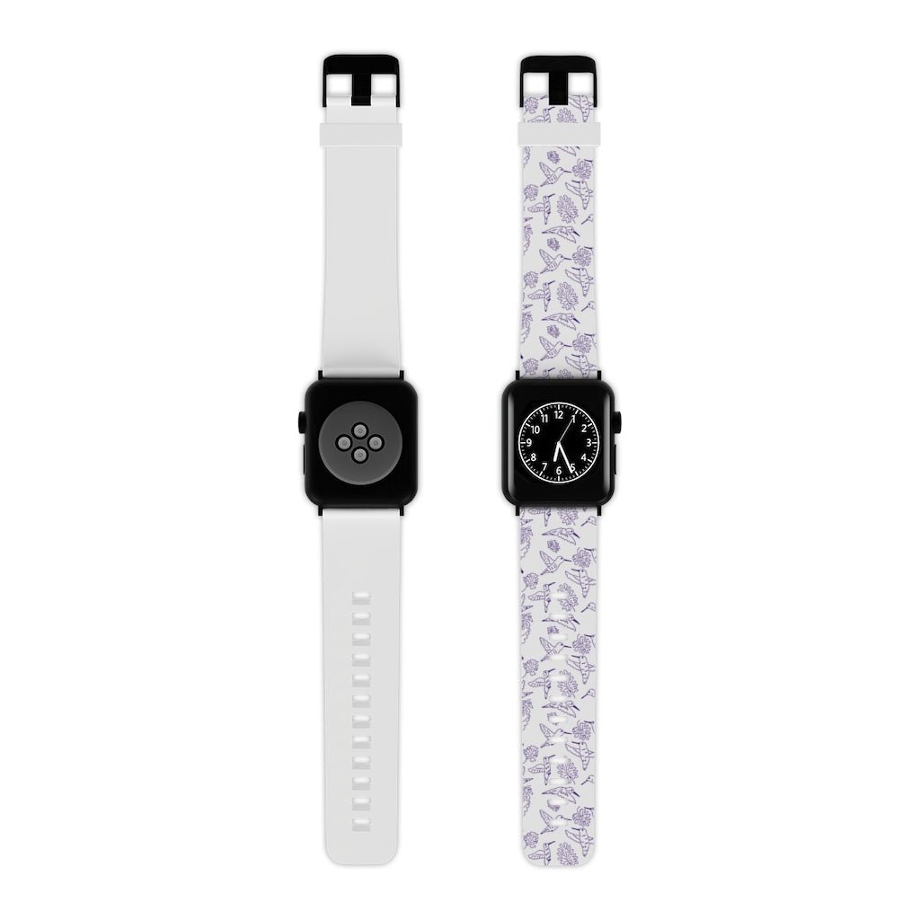 Purple Hummingbirds Apple Watch Band - We Love Your Gift