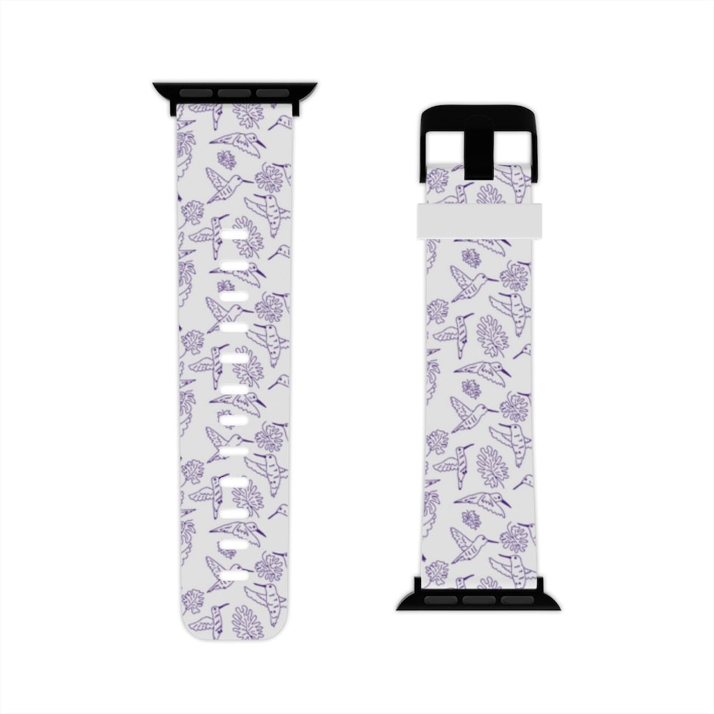 Purple Hummingbirds Apple Watch Band - We Love Your Gift