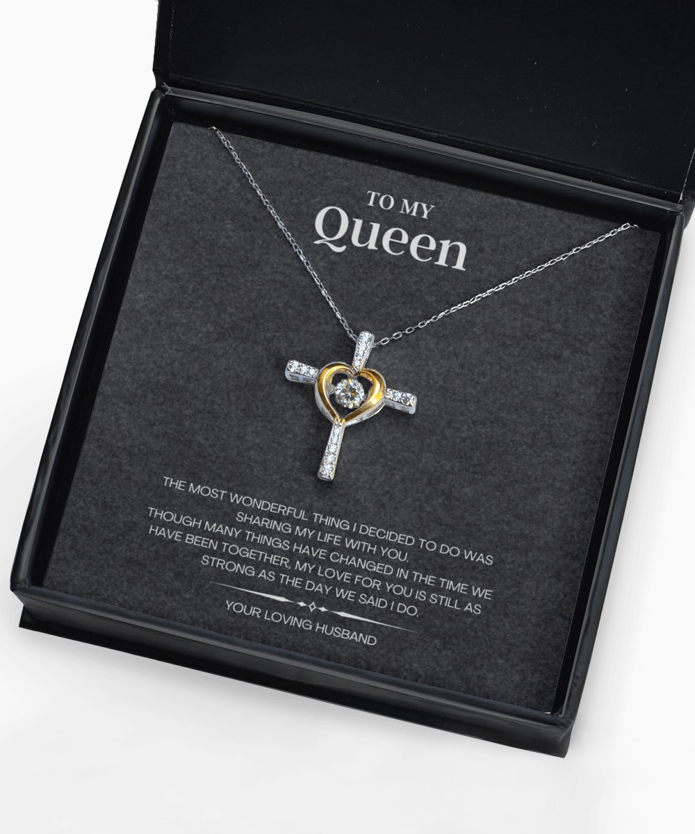 Queen Necklace Jewelry Gift Idea with Message Card - We Love Your Gift