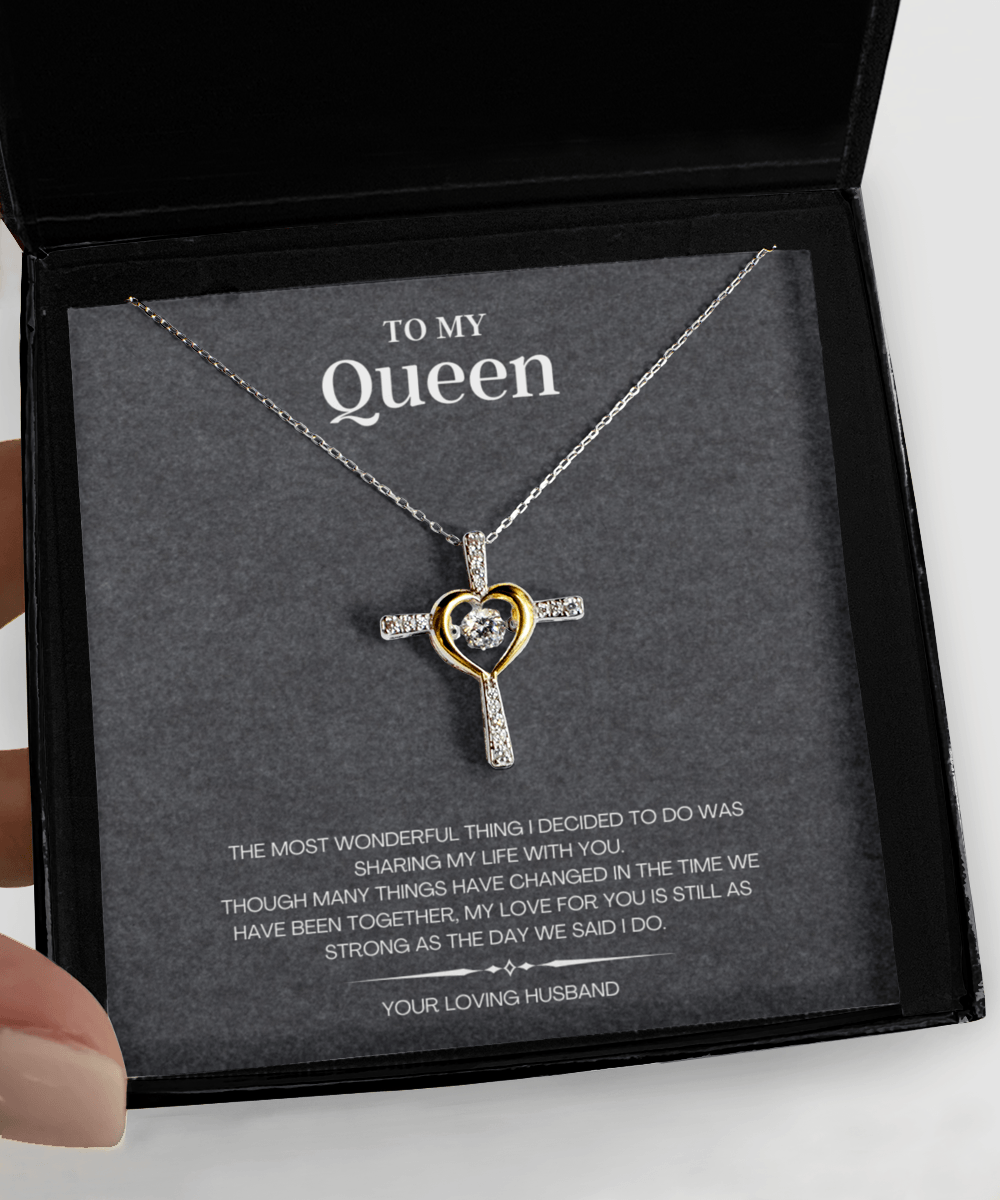 Queen Necklace Jewelry Gift Idea with Message Card - We Love Your Gift