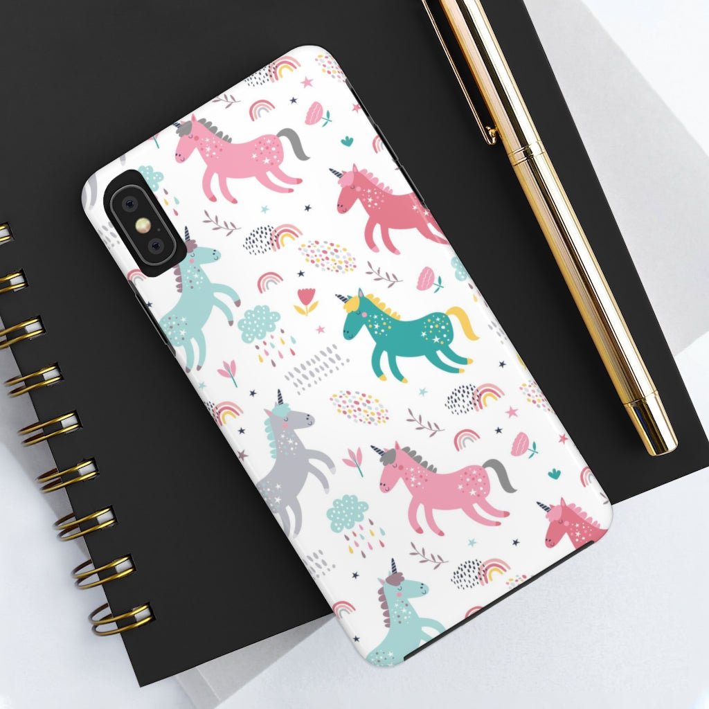 Rainbow Unicorn Tough Phone Case - Super-Cute & Impact Resistant for iPhones & Samsung - We Love Your Gift
