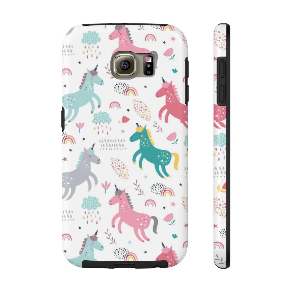 Rainbow Unicorn Tough Phone Case - Super-Cute & Impact Resistant for iPhones & Samsung - We Love Your Gift