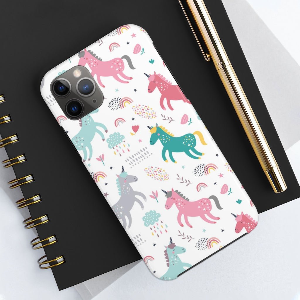 Rainbow Unicorn Tough Phone Case - Super-Cute & Impact Resistant for iPhones & Samsung - We Love Your Gift