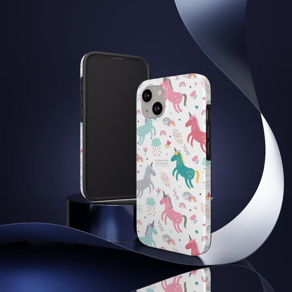 Rainbow Unicorn Tough Phone Case - Super-Cute & Impact Resistant for iPhones & Samsung - We Love Your Gift