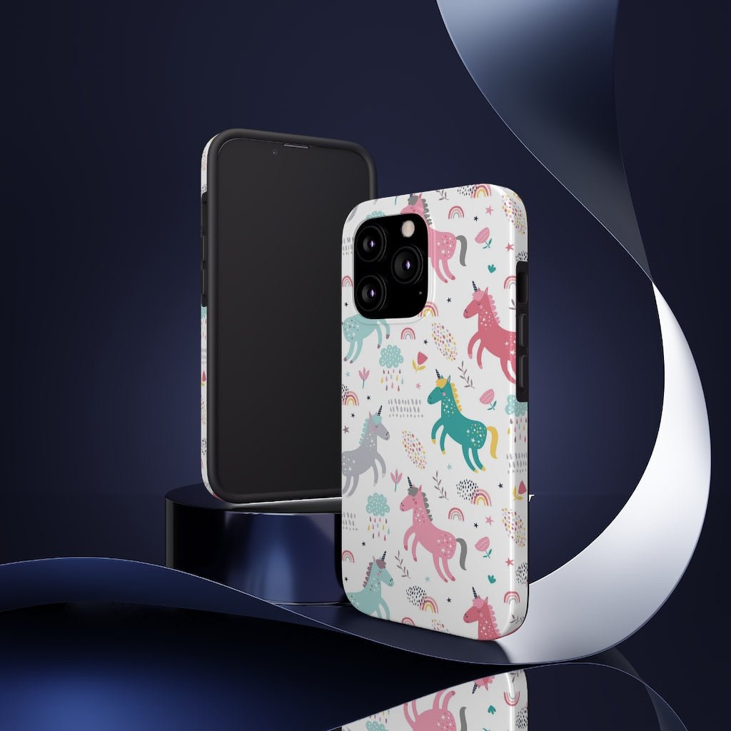 Rainbow Unicorn Tough Phone Case - Super-Cute & Impact Resistant for iPhones & Samsung - We Love Your Gift