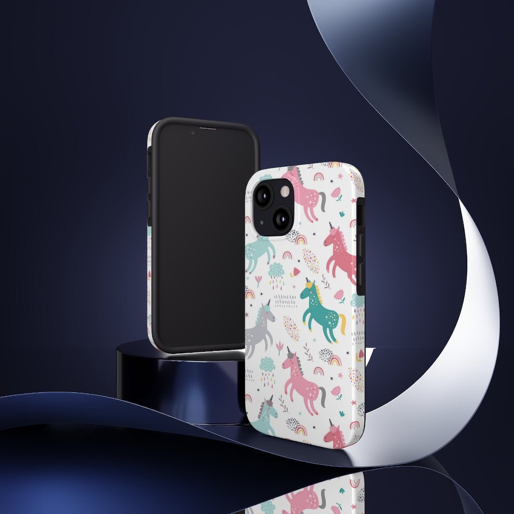 Rainbow Unicorn Tough Phone Case - Super-Cute & Impact Resistant for iPhones & Samsung - We Love Your Gift