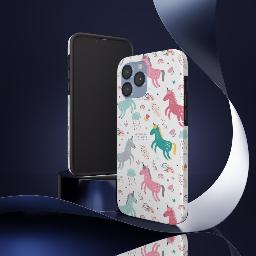 Rainbow Unicorn Tough Phone Case - Super-Cute & Impact Resistant for iPhones & Samsung - We Love Your Gift