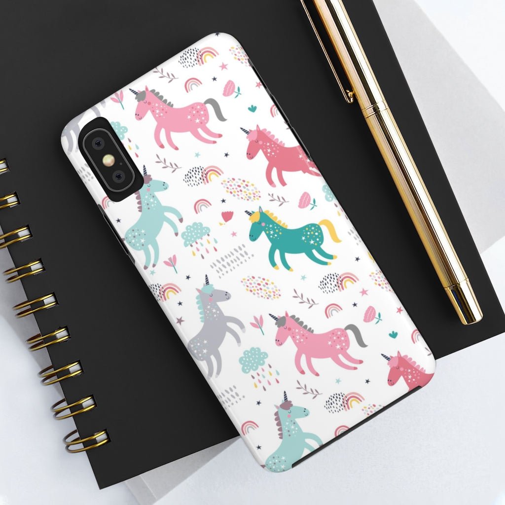Rainbow Unicorn Tough Phone Case - Super-Cute & Impact Resistant for iPhones & Samsung - We Love Your Gift