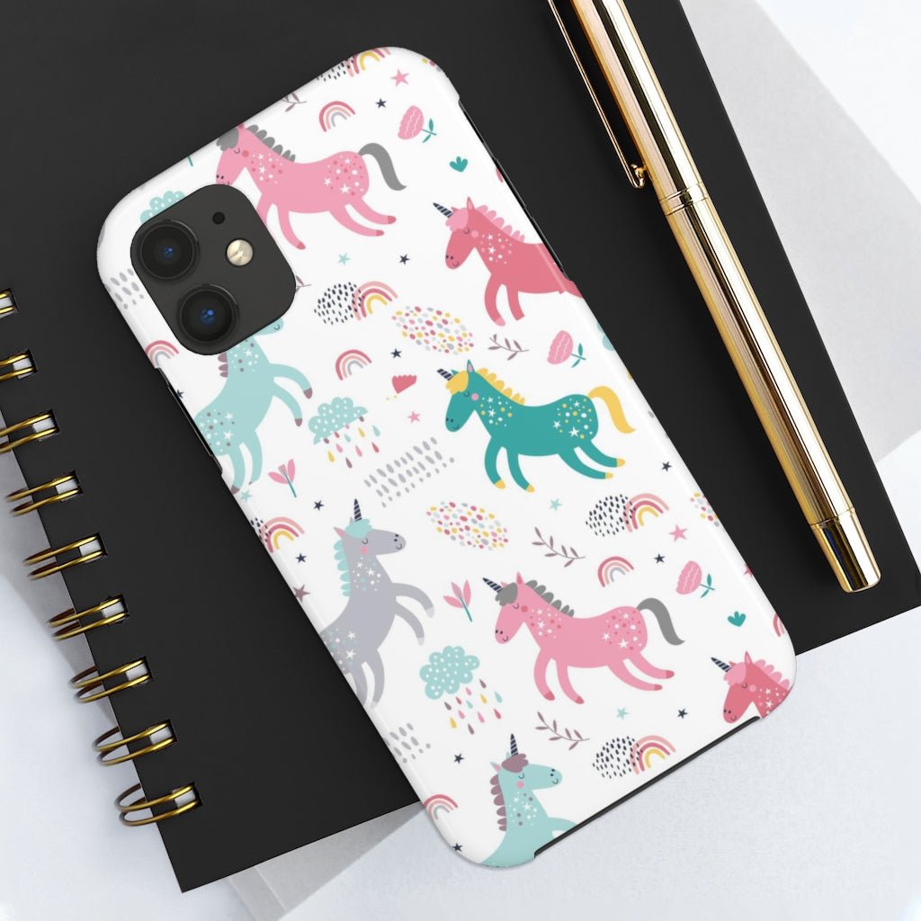Rainbow Unicorn Tough Phone Case - Super-Cute & Impact Resistant for iPhones & Samsung - We Love Your Gift