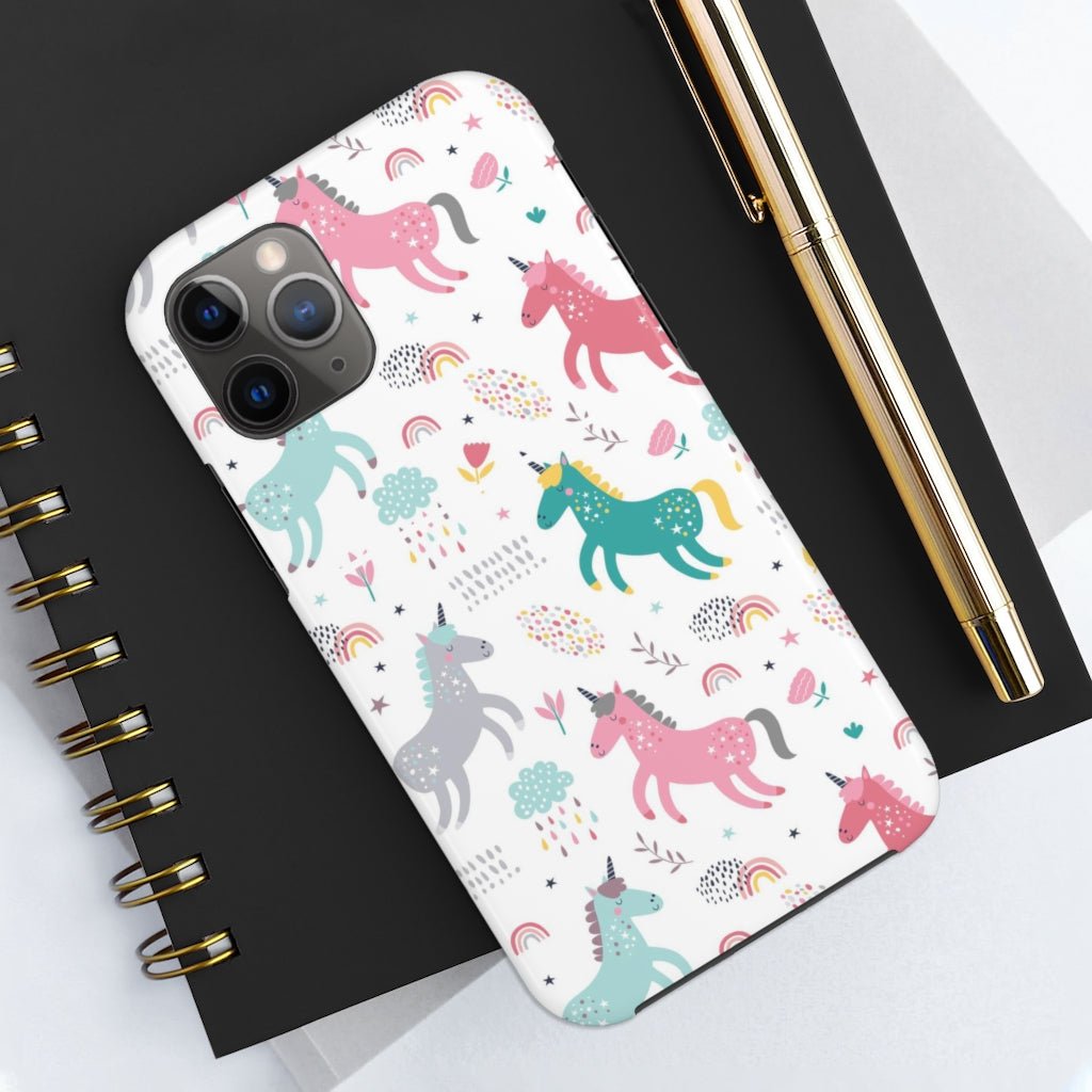 Rainbow Unicorn Tough Phone Case - Super-Cute & Impact Resistant for iPhones & Samsung - We Love Your Gift