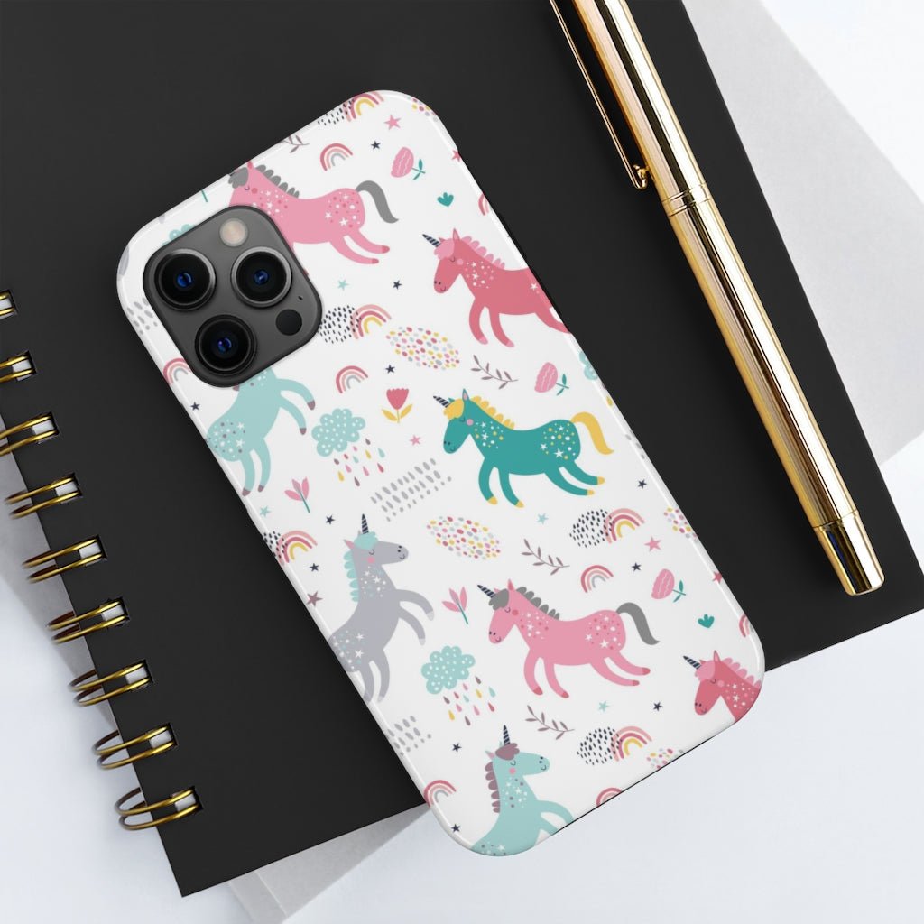 Rainbow Unicorn Tough Phone Case - Super-Cute & Impact Resistant for iPhones & Samsung - We Love Your Gift