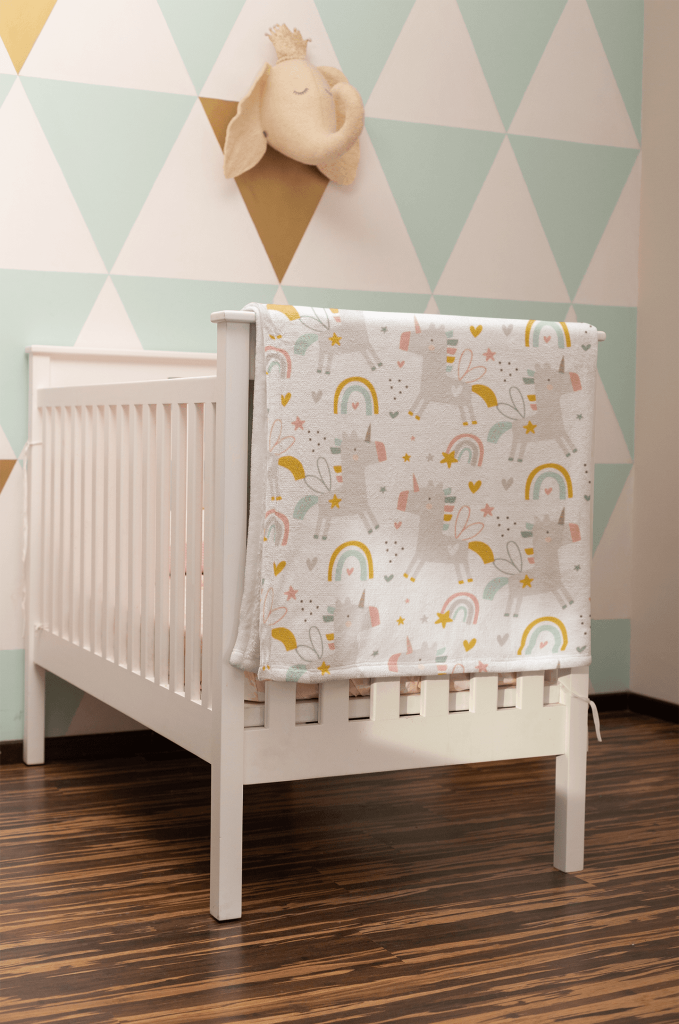 Rainbows and Unicorns Minky Blankets - We Love Your Gift