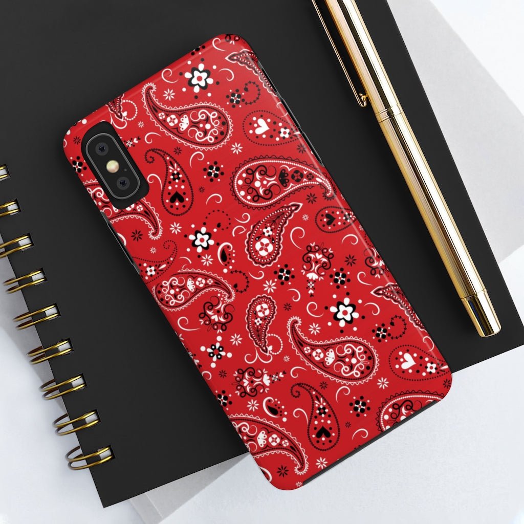 Red Tough Phone Case - Super-Cute & Impact Resistant for iPhones & Samsung - We Love Your Gift