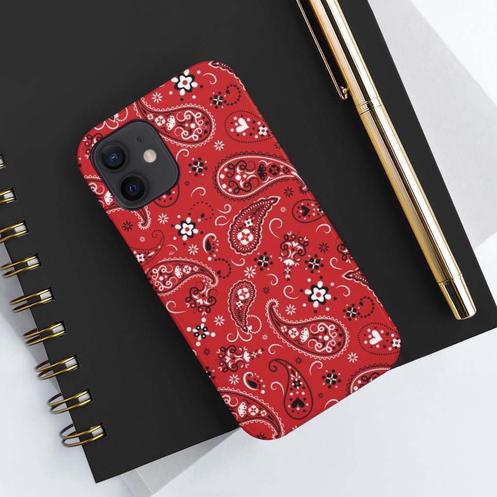 Red Tough Phone Case - Super-Cute & Impact Resistant for iPhones & Samsung - We Love Your Gift