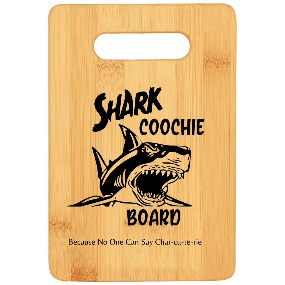 Shark Coochie Cutting Board v3 - We Love Your Gift