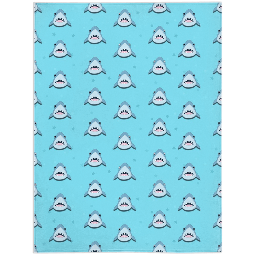 Sharks Minky Blankets - We Love Your Gift