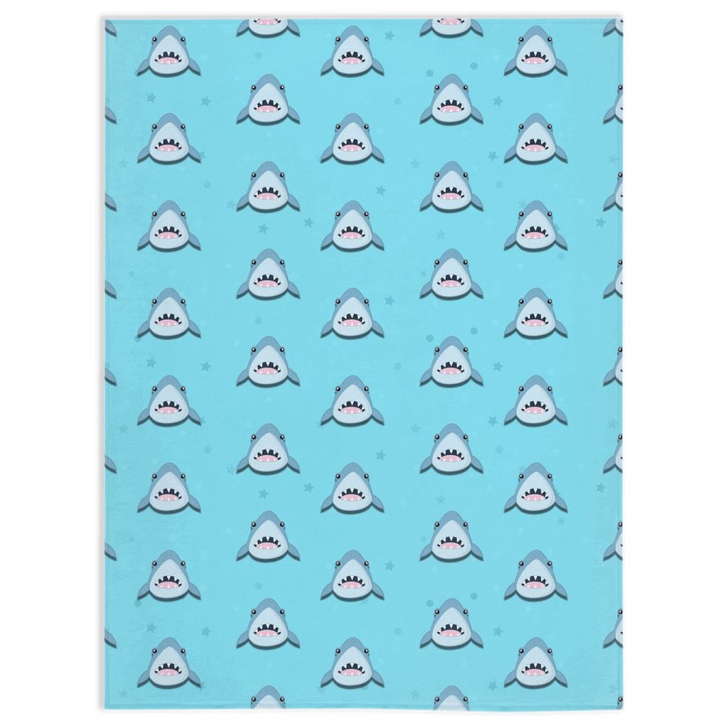 Sharks Minky Blankets - We Love Your Gift