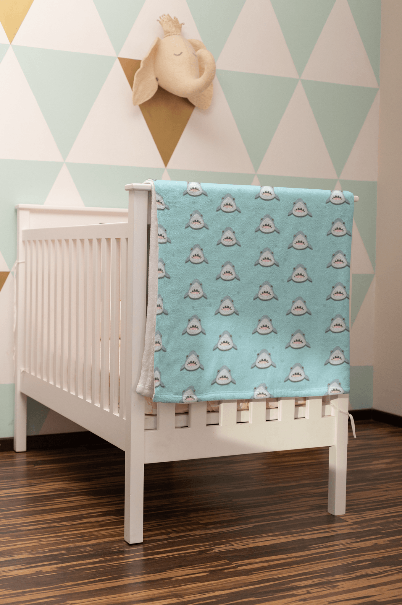 Sharks Minky Blankets - We Love Your Gift